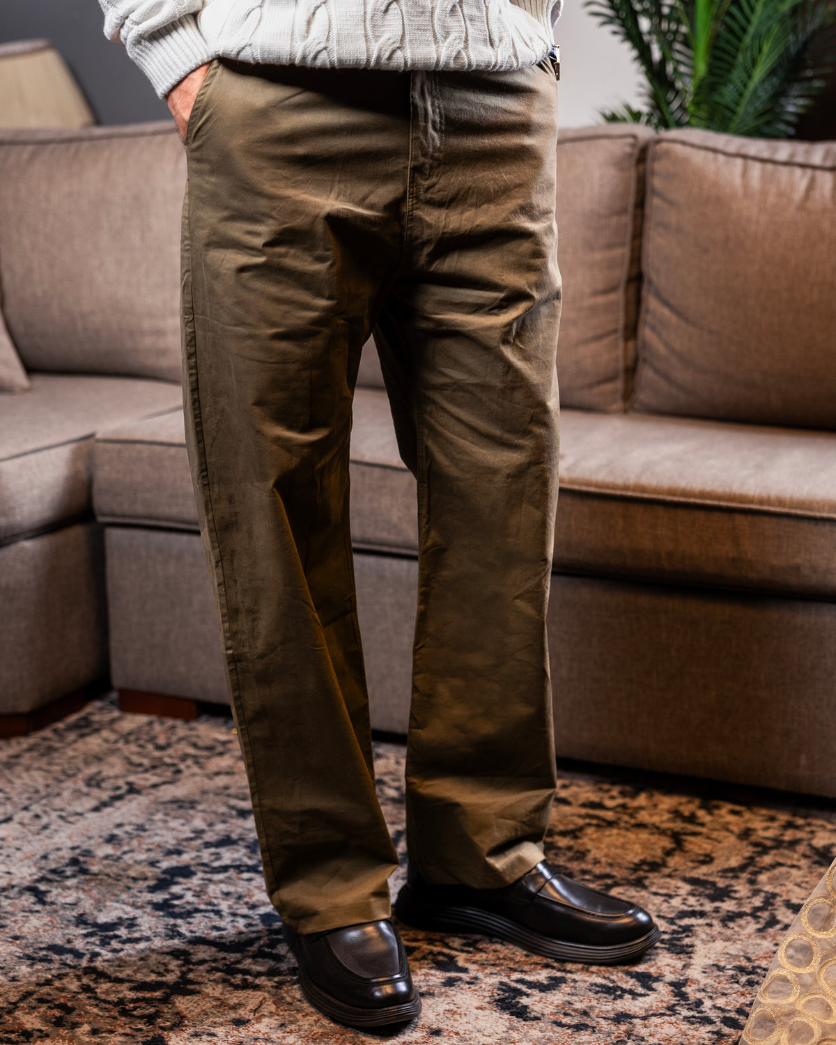 Olive Classic Chino Pants