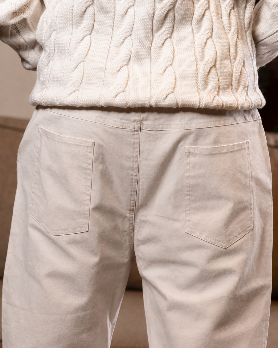 Creamy Classic Chino Pants