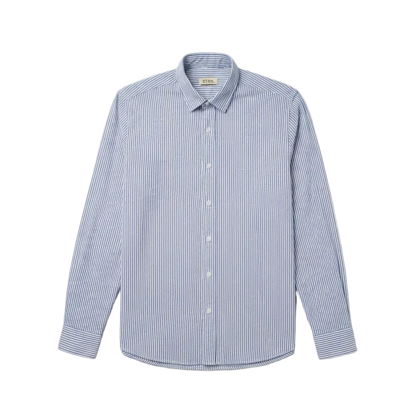 Blue Striped Shirt - Him