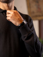 Black Basic Knit Sweater