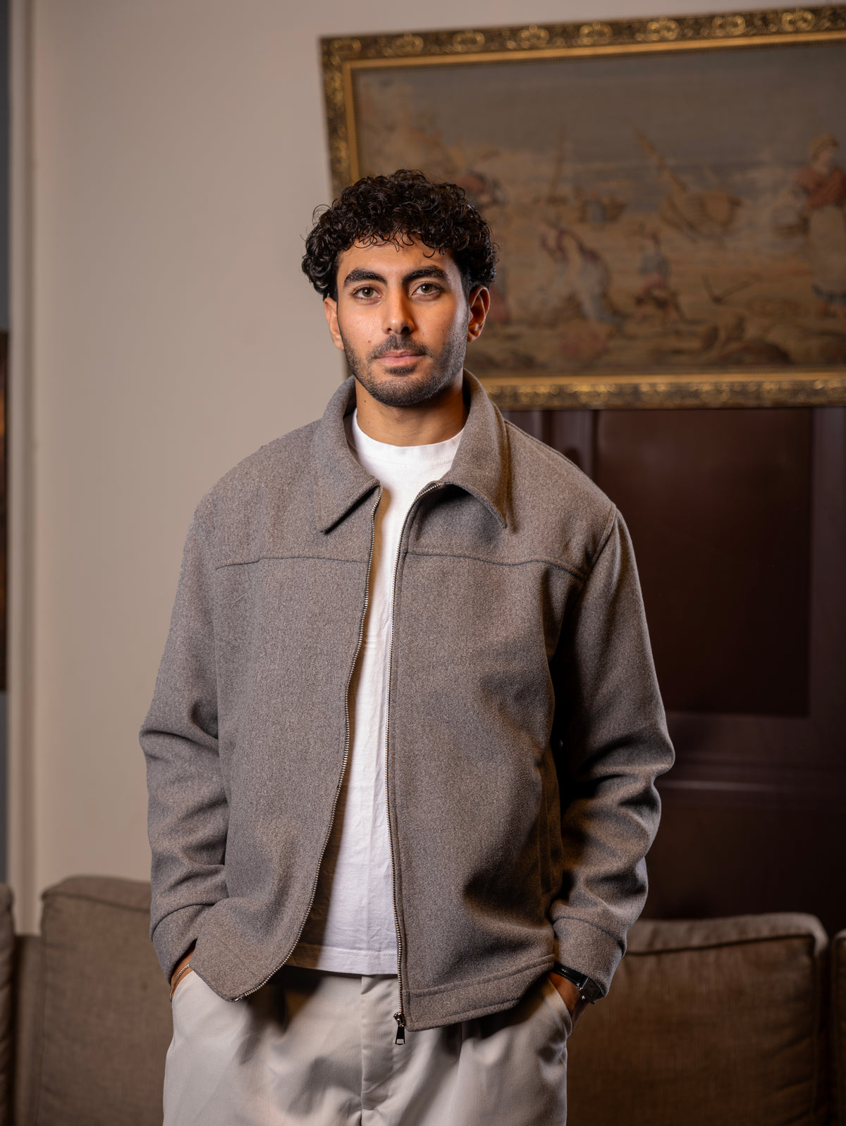Grey Wool Jacket