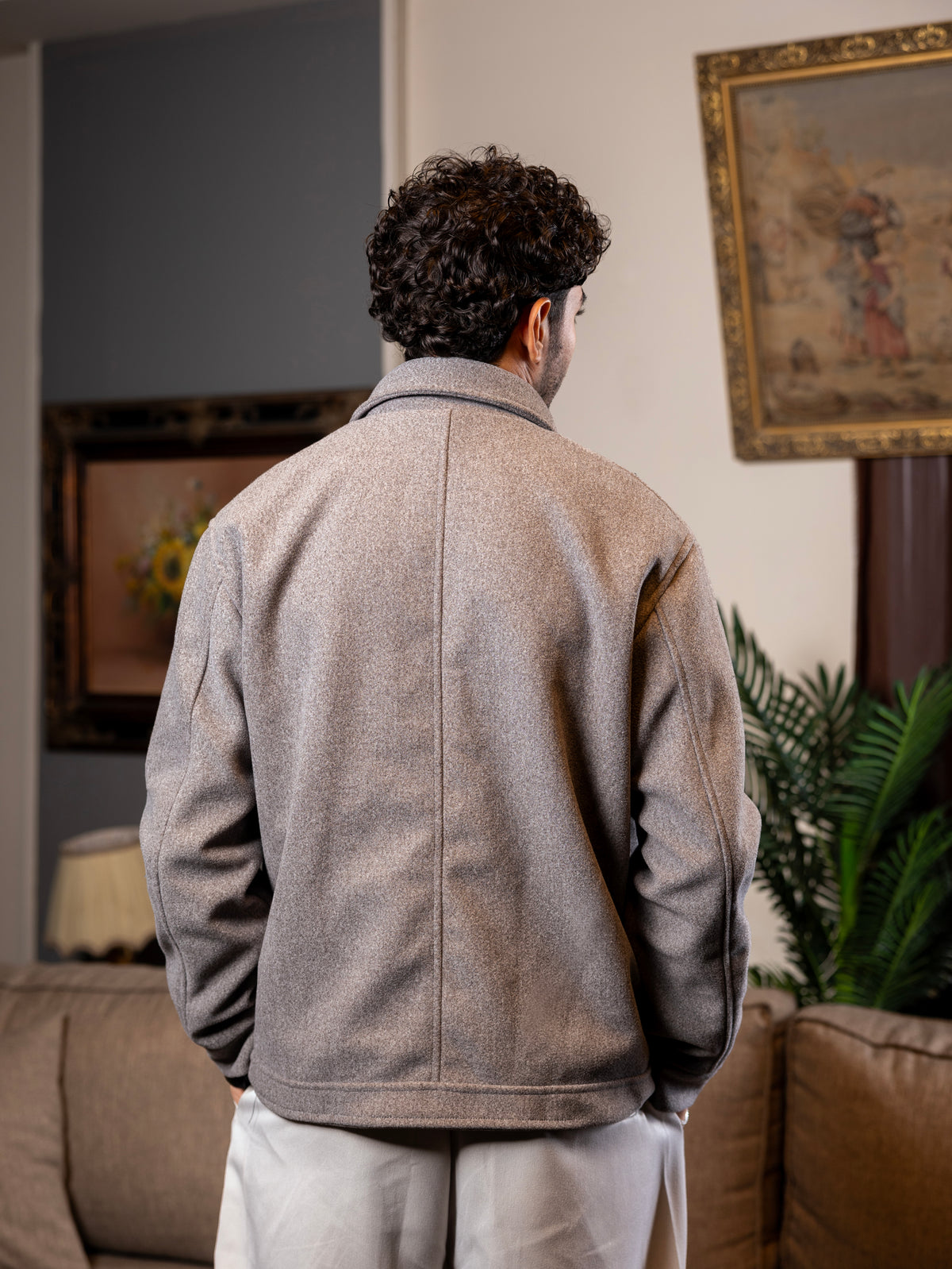 Grey Wool Jacket