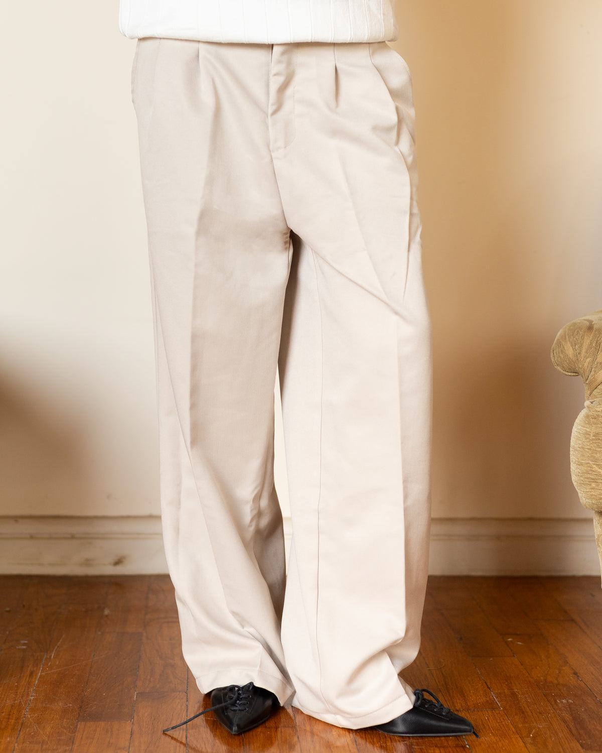 Creamy Tailored Pants