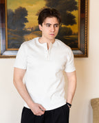 White Henley Shirt