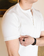 White Henley Shirt