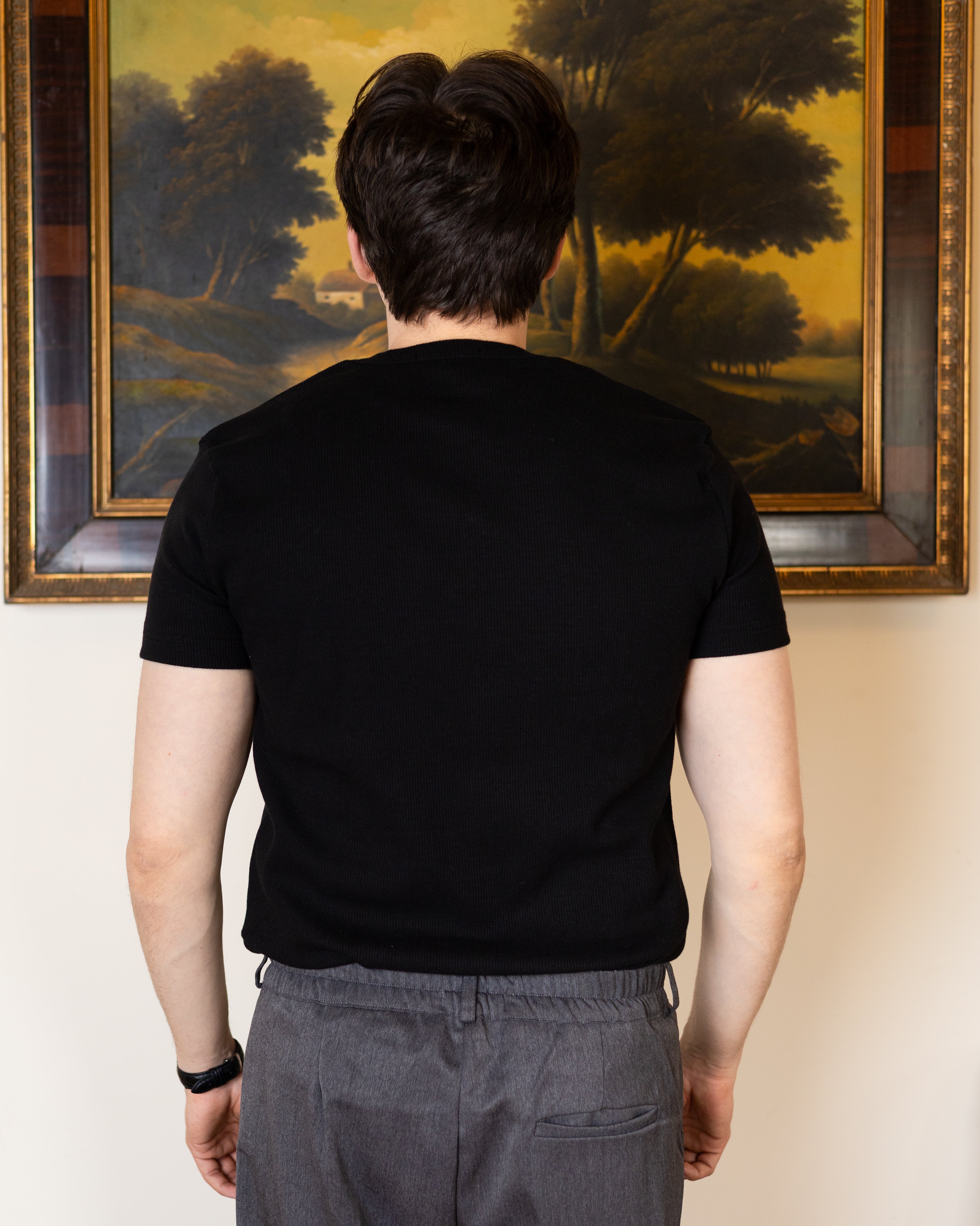 Black Henley Shirt