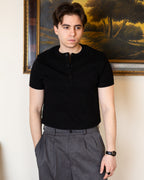 Black Henley Shirt