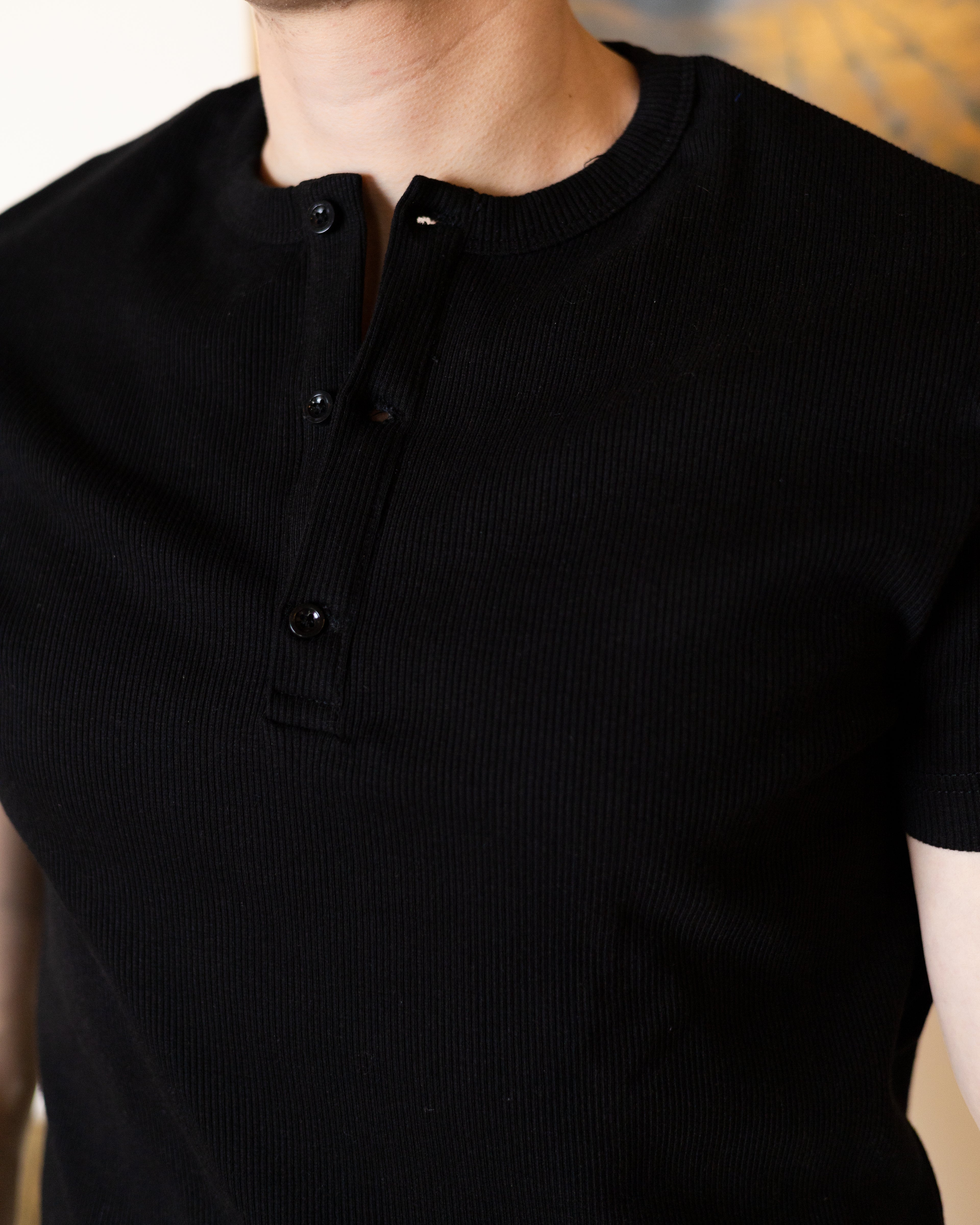 Black Henley Shirt