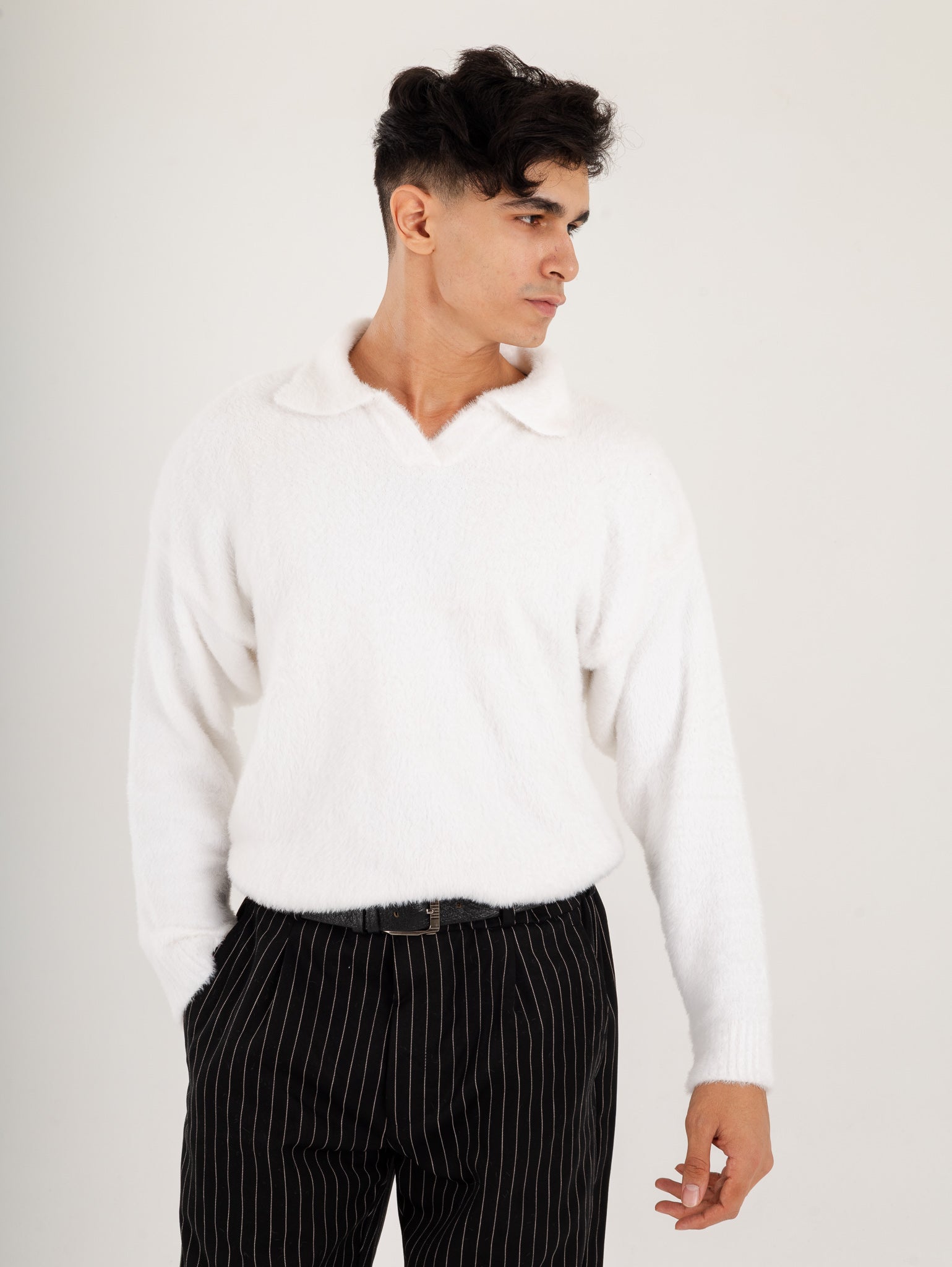 White Mohair Sweater