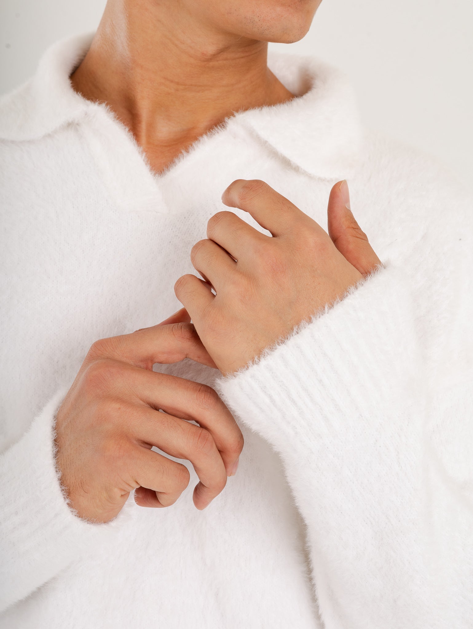 White Mohair Sweater