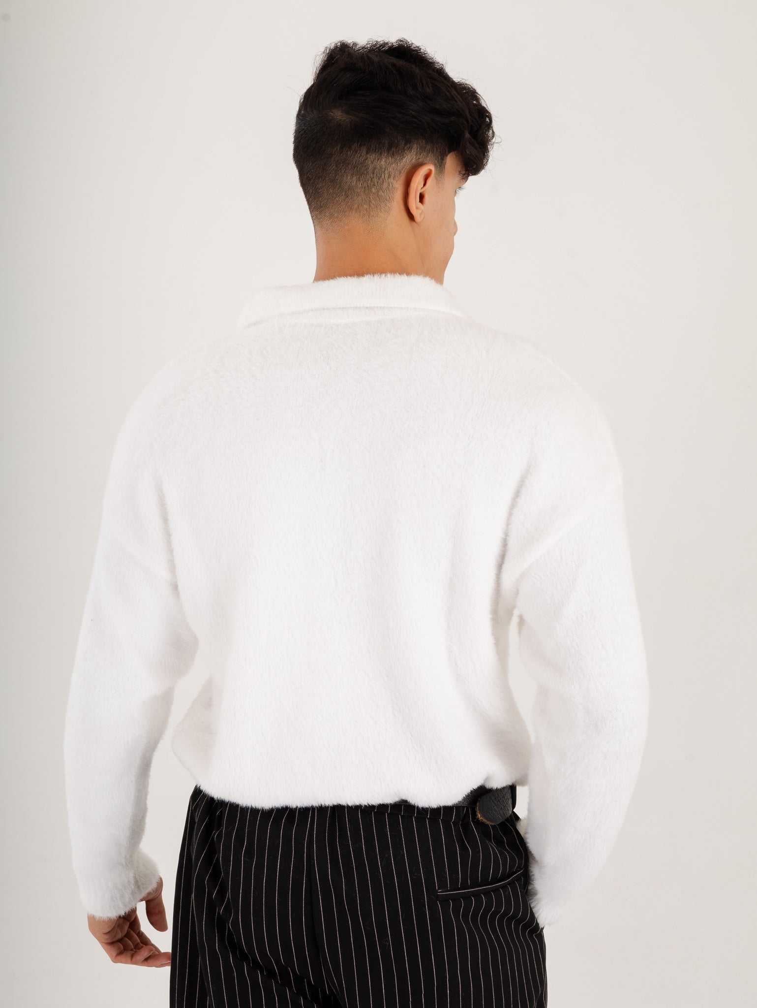 White Mohair Sweater