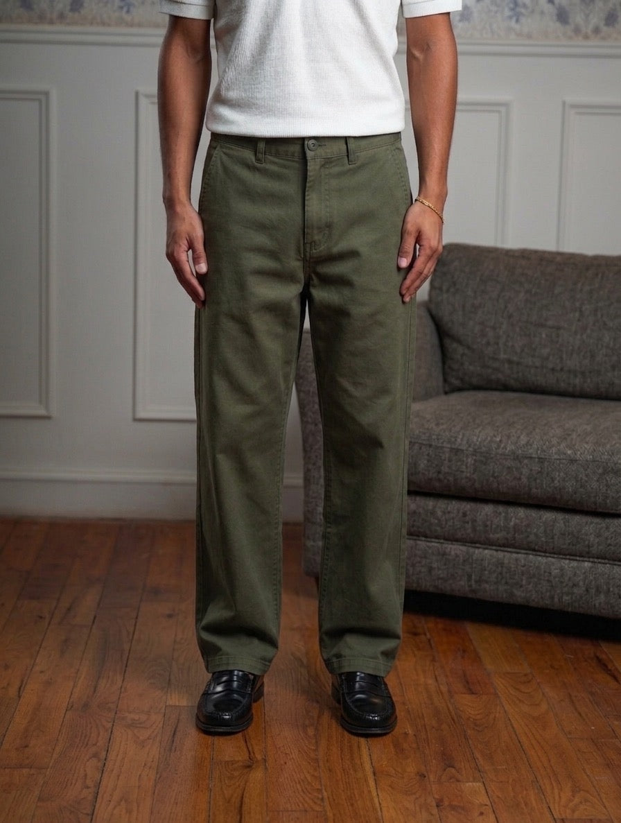 Olive Classic Chino Pants