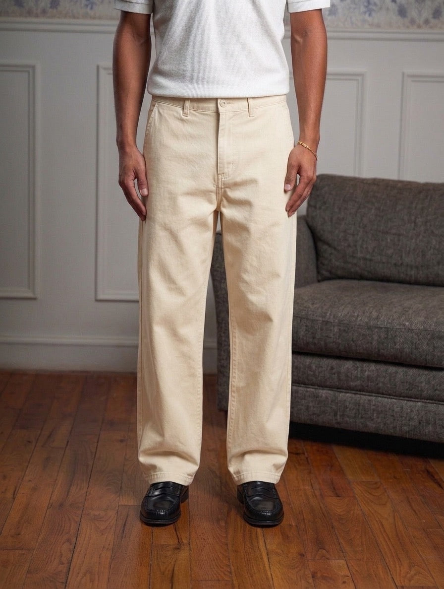 Creamy Classic Chino Pants