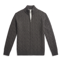 Grey Cable Knit Sweater
