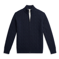 Navy Cable Knit Sweater