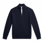 Navy Cable Knit Sweater