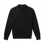 Black Basic Knit Sweater