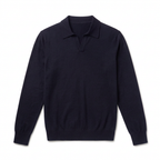 Navy Basic Knit Sweater