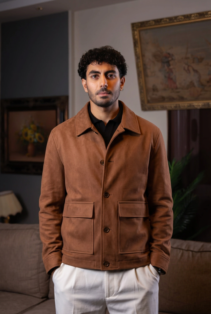 Brown Suede Jacket