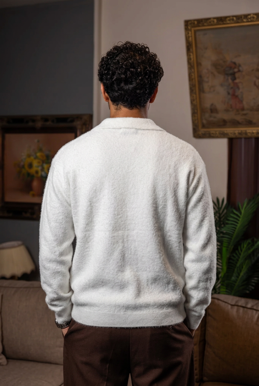 White Mohair Sweater