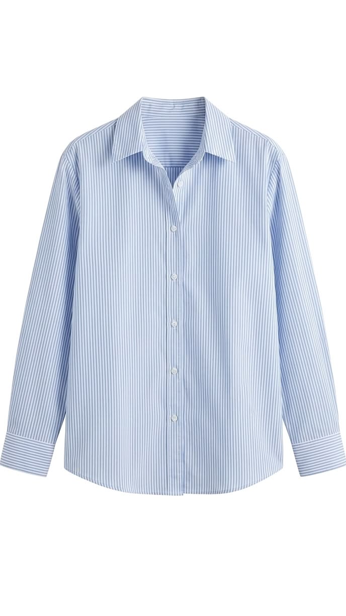 Blue Striped Shirt OXFORD Him